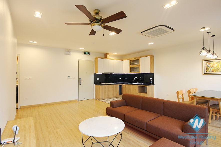 Spacious 2+ bedrooms apartment with lake view for rent in Tay Ho, Hanoi